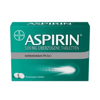 Ασπιρίνη 500 mg επικαλυμμένα δισκία, 20 τεμ
