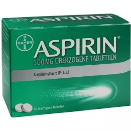 ASPIRIN Επικαλυμμένα δισκία 500 mg, 40 τεμάχια