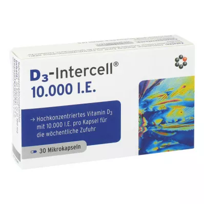 Κάψουλες D3-Intercell 10000 IU, 30 τεμ