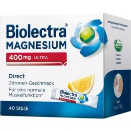 BIOLECTRA Μαγνήσιο 400 mg ultra Direct Lemon, 40 κάψουλες