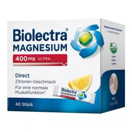 BIOLECTRA Μαγνήσιο 400 mg ultra Direct Lemon, 40 κάψουλες