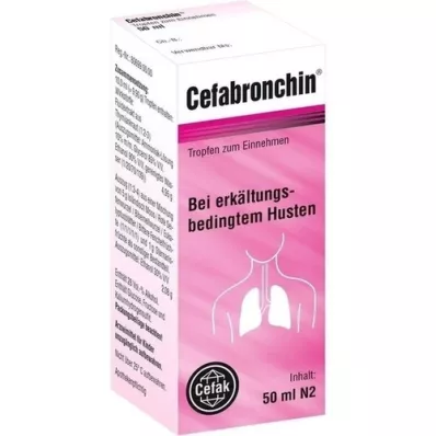 CEFABRONCHIN Από του στόματος σταγόνες, 50 ml