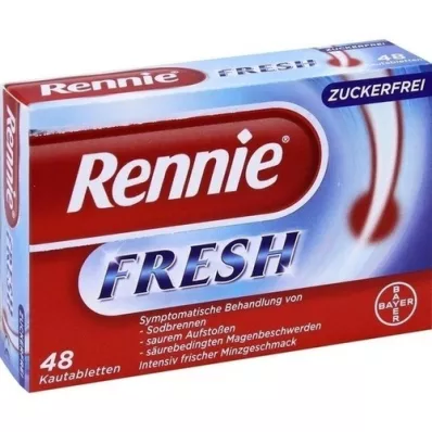 RENNIE FRESH Μασώμενα δισκία, 48 τεμάχια