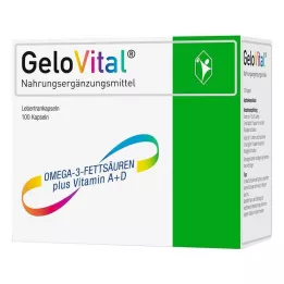 GELOVITAL Συμπλήρωμα διατροφής κάψουλες μουρουνέλαιου, 100 τεμάχια