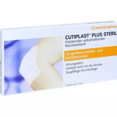 CUTIPLAST Συν αποστειρωμένο επίθεμα 7,8x15 cm, 5 τεμάχια CUTIPLAST Συν αποστειρωμένο επίθεμα 7,8x15 cm, 5 τεμάχια