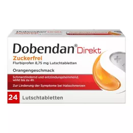 DOBENDAN Άμεση χωρίς ζάχαρη Flurbiprofen 8,75mg Lut, 24 τεμάχια