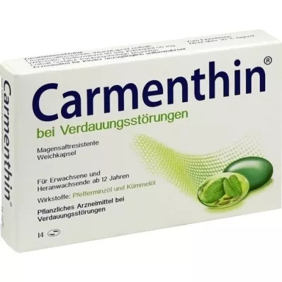 CARMENTHIN για δυσπεψία msr.soft κάψουλες, 14 τεμάχια