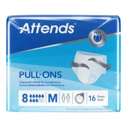 ATTENDS Pull-ons 8 M, 16 τεμάχια