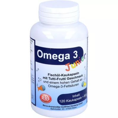 OMEGA-3 Junior Berco Chewable Capsules, 120 κάψουλες