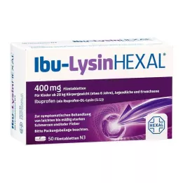 IBU-LYSINHEXAL Επικαλυμμένα με λεπτό υμένιο δισκία, 50 τεμάχια