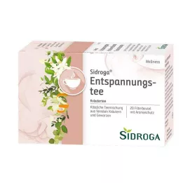SIDROGA Σακουλάκι φίλτρου τσαγιού χαλάρωσης ευεξίας, 20X1.75 g