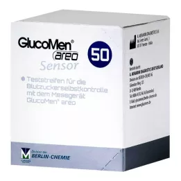 GLUCOMEN Δοκιμαστικές ταινίες αισθητήρα areo, 50 τεμάχια