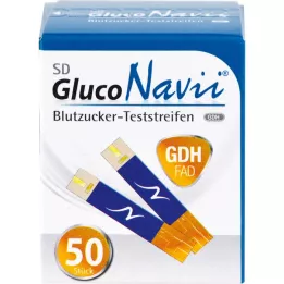 SD GlucoNavii GDH Δοκιμαστικές ταινίες γλυκόζης αίματος, 1X50 τεμάχια