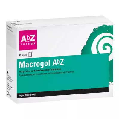 Σκόνη Macrogol AbZ για την παρασκευή πόσιμου διαλύματος, 10 τεμ