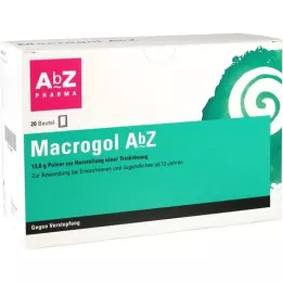 MACROGOL AbZ Plv.z.Her.e.Lsg.z.Einnehmen, 20 τεμάχια