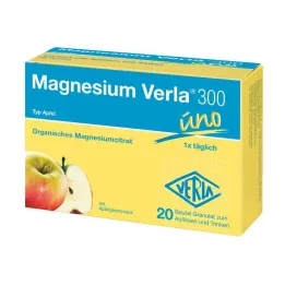MAGNESIUM VERLA 300 κόκκοι μήλου, 20 τεμάχια