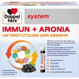 DOPPELHERZ Αμπούλες συστήματος Immun+Aronia, 30 τεμάχια