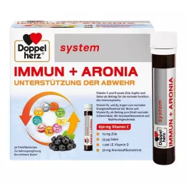DOPPELHERZ Αμπούλες συστήματος Immun+Aronia, 30 τεμάχια