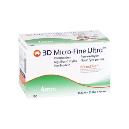 BD Βελόνες Micro-Fine Ultra Pen 0,23x4 mm, 100 τεμ
