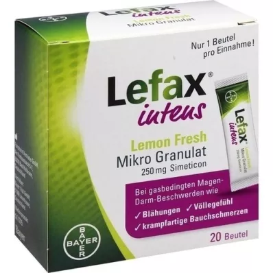 LEFAX intens Lemon Fresh Micro Granules 250 mg Sim, 20 τεμάχια