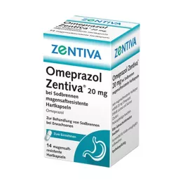 OMEPRAZOL Zentiva 20 mg για καούρες, 14 τεμάχια