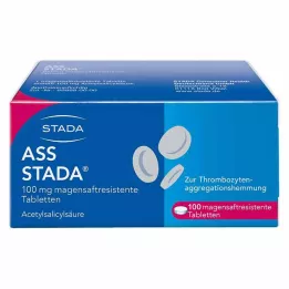 ASS STADA 100 mg δισκία με εντερική επικάλυψη, 100 τεμάχια