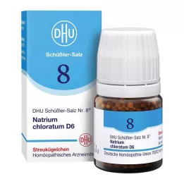 BIOCHEMIE DHU 8 Χλωριούχο νάτριο D 6 σφαιρίδια, 10 g