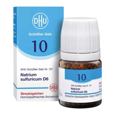 DHU Αλάτι Schüßler No. 10 σφαιρίδια Natrum sulfuricum D6, 10 g