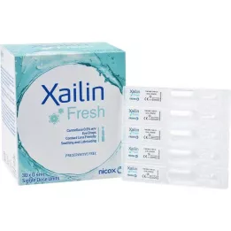 Οφθαλμικές σταγόνες Xailin Fresh, 30Χ0,4 ml