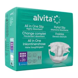 ALVITA Παντελόνι ακράτειας all-in-one maxi large night, 20 τεμάχια