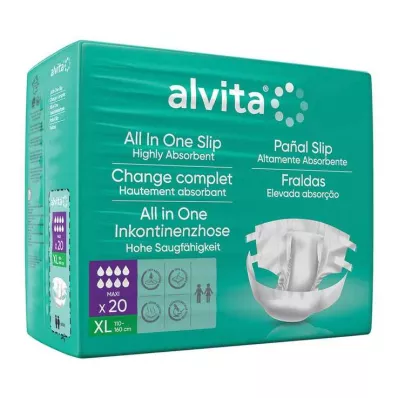 Παντελόνι ακράτειας Alvita All-in-One maxi xl night, 20 τμχ