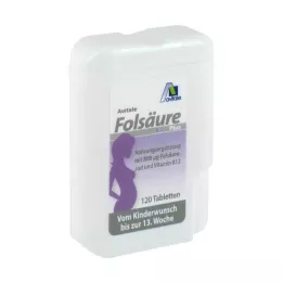 FOLSÄURE 800 Plus B12+Ιώδιο δισκία, 120 κάψουλες