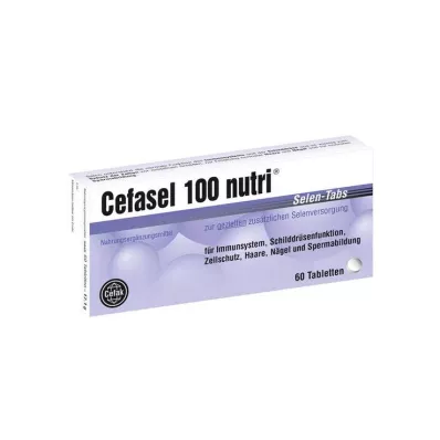 Cefasel 100 tabs nutri selenium, 60 τμχ