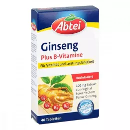 ABTEI Ταμπλέτες Ginseng Plus B-Vitamins, 40 κάψουλες