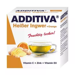 ADDITIVA Ζεστό τζίντζερ + σκόνη πορτοκαλιού, 120 g