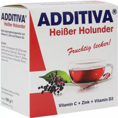 ADDITIVA Ζεστή σκόνη elderberry, 100 g