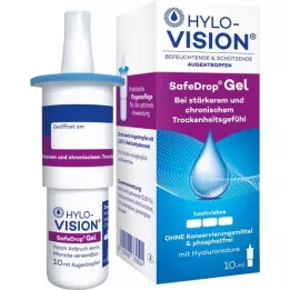 HYLO-VISION οφθαλμικές σταγόνες SafeDrop Gel, 10 ml