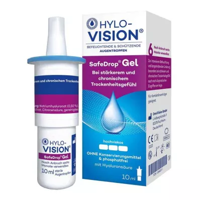 Οφθαλμικές σταγόνες Hylo-Vision Safedrop Gel, 10 ml Οφθαλμικές σταγόνες Hylo-Vision Safedrop Gel, 10 ml