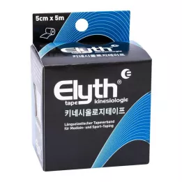 KINESIOLOGIE Ταινία Elyth 5 cmx5 m μαύρη, 1 τεμ