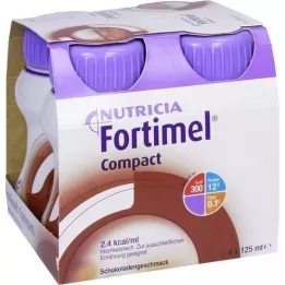 FORTIMEL Compact 2.4 με γεύση σοκολάτας, 4X125 ml