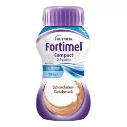 Fortimel Compact 2.4 με γεύση σοκολάτα, 4Χ125 ml