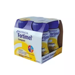 Fortimel Compact 2.4 με γεύση μπανάνα, 4Χ125 ml