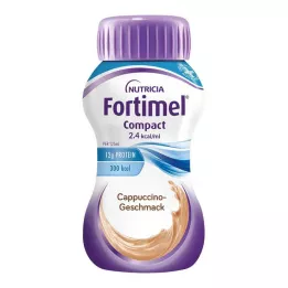 Fortimel Compact 2.4 με γεύση καπουτσίνο, 8Χ4Χ125 ml