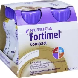 FORTIMEL Compact 2.4 με γεύση καπουτσίνο, 4X125 ml