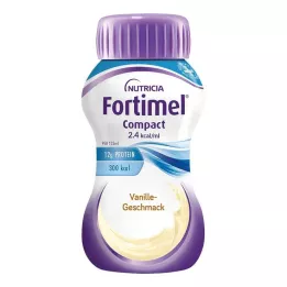 Fortimel Compact 2.4 με γεύση βανίλια, 8Χ4Χ125 ml