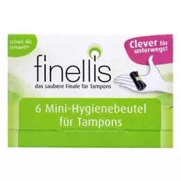 FINELLIS Μίνι σακούλα υγιεινής για ταμπόν εν κινήσει, 6 τεμάχια