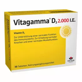 VITAGAMMA D3 2.000 I.U. Βιταμίνη D3 NEM Δισκία, 50 τεμ