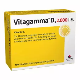 VITAGAMMA D3 2.000 I.U. Βιταμίνη D3 NEM Δισκία, 100 τεμ