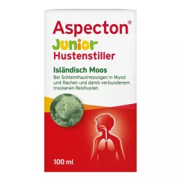 ASPECTON Junior κατασταλτικό του βήχα χυμός ισλανδικού βρύου, 100 ml