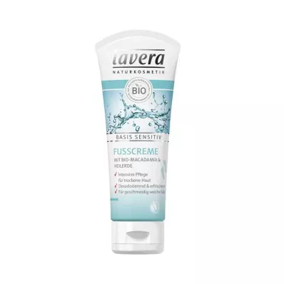 LAVERA κρέμα ποδιών basis sensitiv, 75 ml